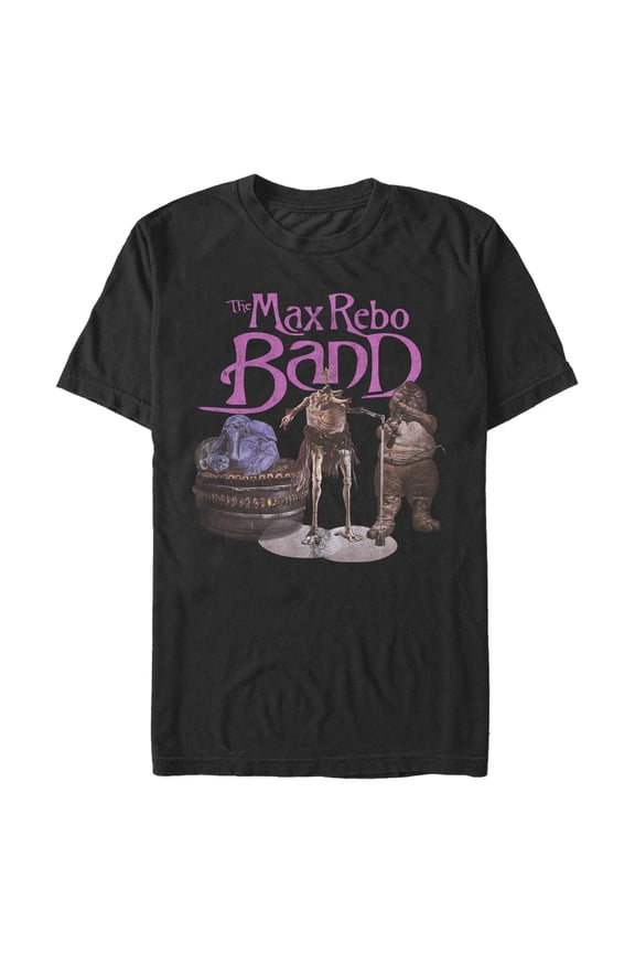 Men's Star Wars Max Rebo Band Graphic Tee Black Large