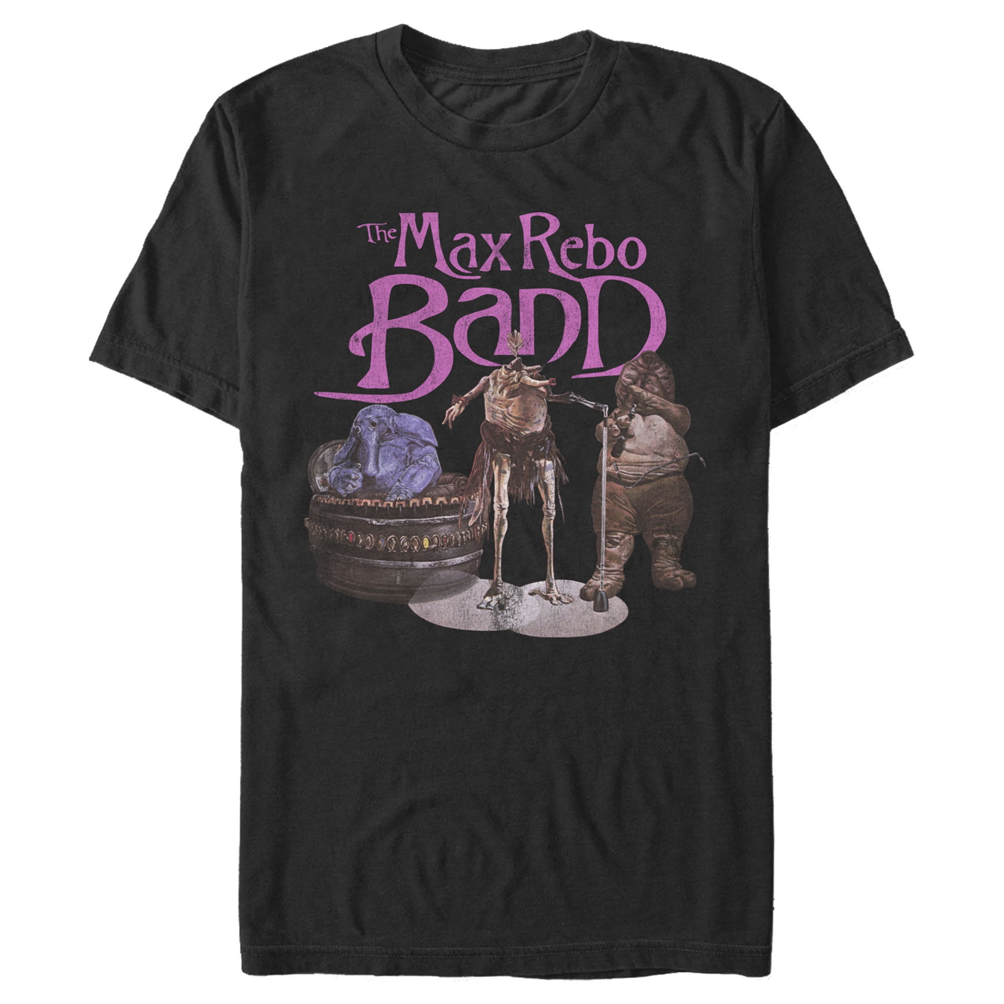 Men's Star Wars Max Rebo Band Graphic Tee Black Medium - Walmart.com