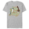 thumbnail image 1 of Men's Star Wars May the Fourth Classic Characters  Graphic Tee Athletic Heather Medium, 1 of 5