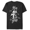 thumbnail image 1 of Men's Star Wars May the Fourth Starry Icons Graphic Tee Black 5X Large, 1 of 4