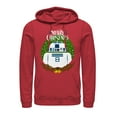 thumbnail image 1 of Men's Star Wars Merry Christmas R2-D2  Pull Over Hoodie Red Large, 1 of 3