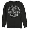 thumbnail image 1 of Men's Star Wars Millennium Falcon Corellian Engineering Sweatshirt Black Small, 1 of 3