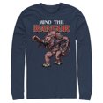thumbnail image 1 of Men's Star Wars Mind The Rancor Portrait  Long Sleeve Shirt Navy Blue Medium, 1 of 3