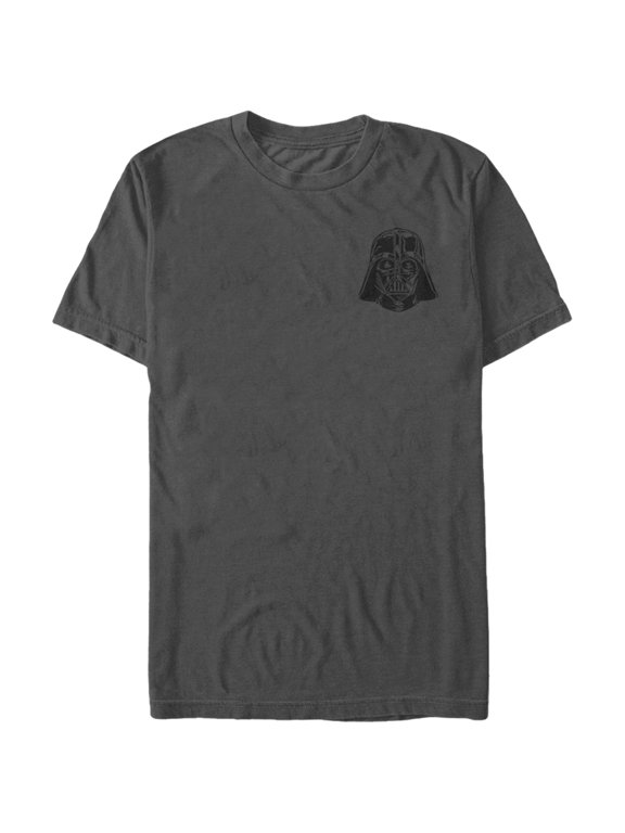 Men's Star Wars Mini Darth Vader Helmet Graphic Tee Charcoal Small