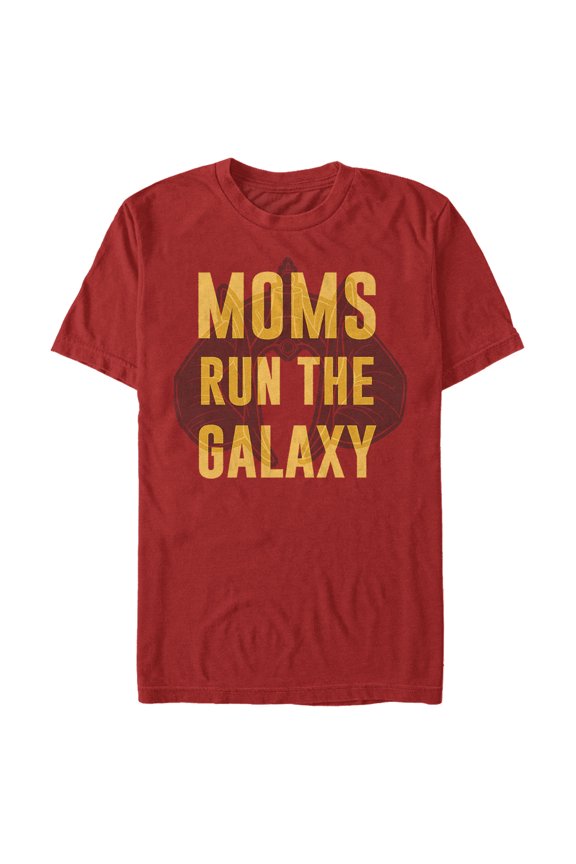 Men's Star Wars Mother's Day Moms Run the Galaxy Graphic Tee Red Small
