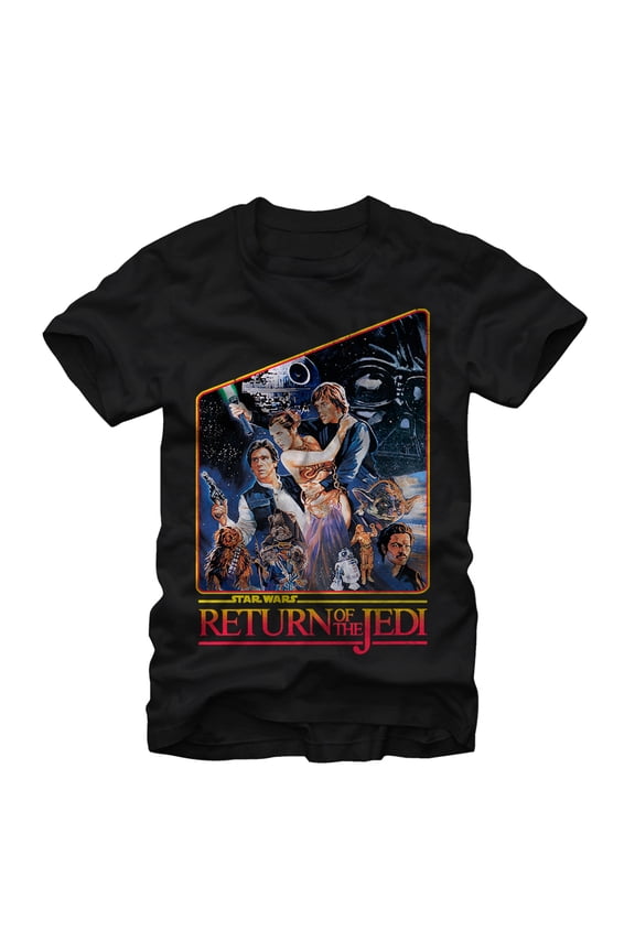 Men's Star Wars Movie Poster Graphic Tee Black Medium
