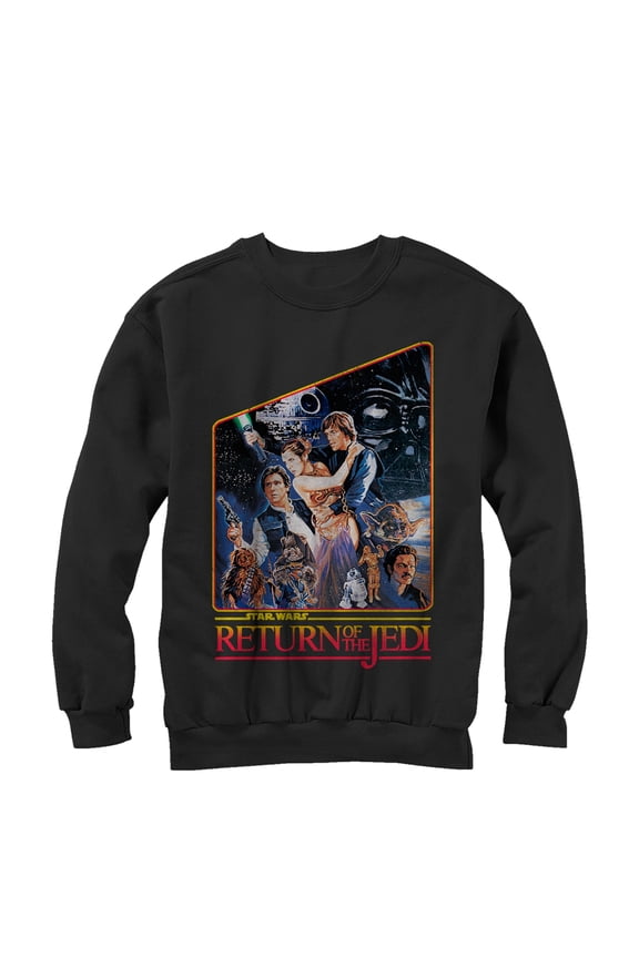 Men's Star Wars Movie Poster Sweatshirt Black Large