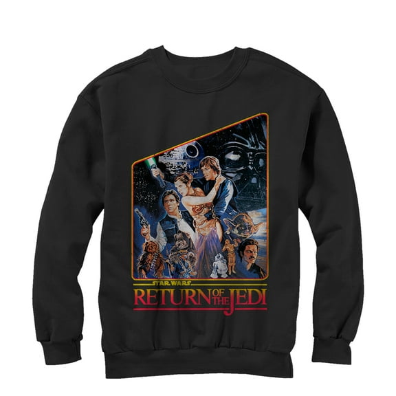 Men's Star Wars Movie Poster  Sweatshirt Black X Large