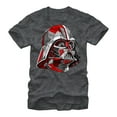 thumbnail image 1 of Men's Star Wars Multi-Faceted Darth Vader Helmet Graphic Tee Charcoal Heather Small, 1 of 4