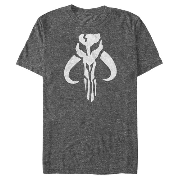 Men's Star Wars Mythosaur Skull Logo Graphic Tee Charcoal Heather Small