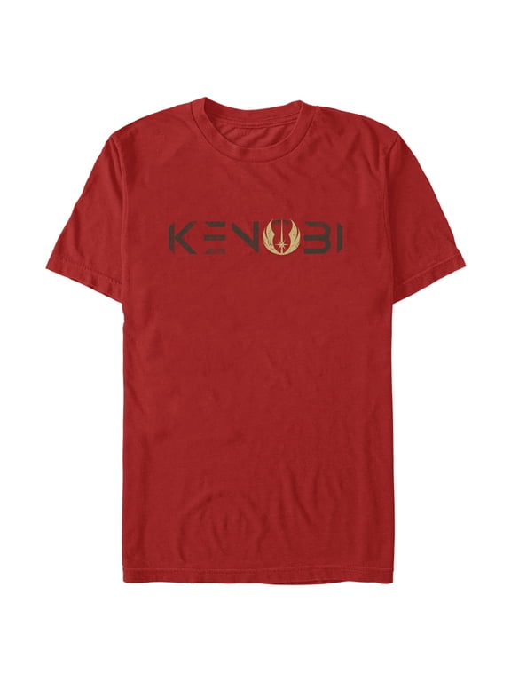 Men's Star Wars: Obi-Wan Kenobi Jedi Kenobi Logo Graphic Tee Red 3X Large