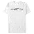 thumbnail image 1 of Men's Star Wars: Obi-Wan Kenobi Original Series Logo Graphic Tee White 2X Large, 1 of 5