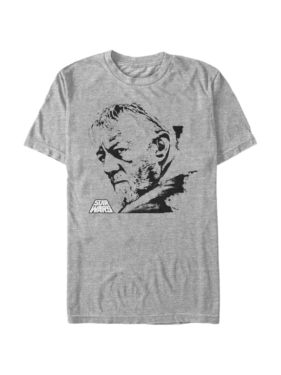 Men's Star Wars Obi-Wan Kenobi Profile Graphic Tee Athletic Heather X Large