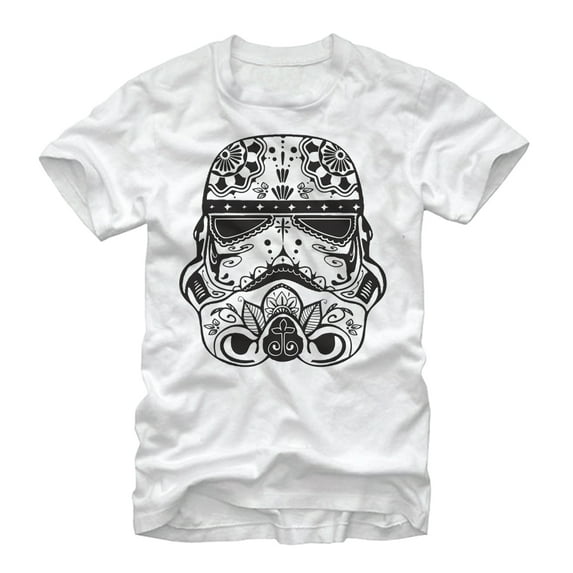 Men's Star Wars Ornate Stormtrooper Graphic Tee White Large