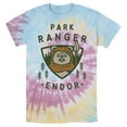 thumbnail image 1 of Men's Star Wars Park Ranger Endor Ewok Badge  Graphic Tee Tie Dye Large, 1 of 4