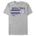 thumbnail image 1 of Men's Star Wars Patriotic Millennium Falcon Stripes Graphic Tee Athletic Heather Medium, 1 of 5