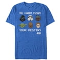 thumbnail image 1 of Men's Star Wars Pixelated Destiny Characters  Graphic Tee Royal Blue Heather 2X Large, 1 of 4