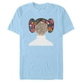 thumbnail image 1 of Men's Star Wars Princess Leia Abstract Happy Mother's Day Graphic Tee Light Blue 2X Large, 1 of 4