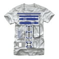 thumbnail image 1 of Men's Star Wars R2-D2 Costume Graphic Tee White Large, 1 of 4