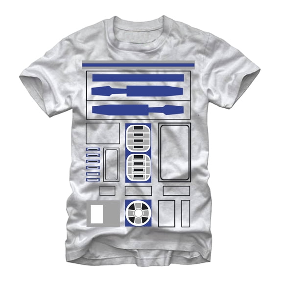 Men's Star Wars R2-D2 Costume Graphic Tee White Medium