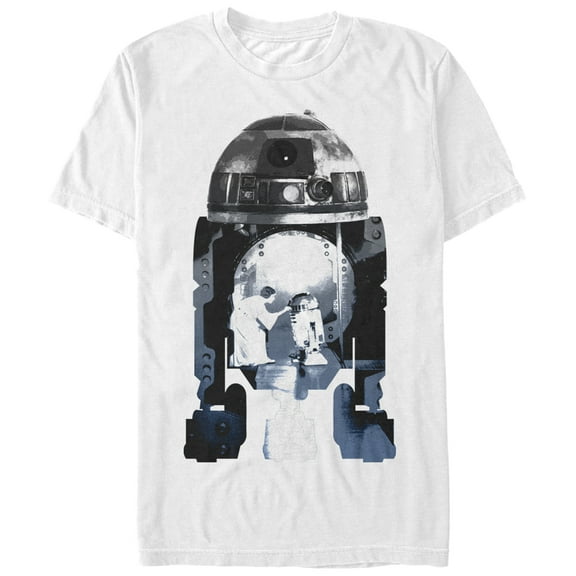 Men's Star Wars R2D2 Collage T-shirt XX-Large White