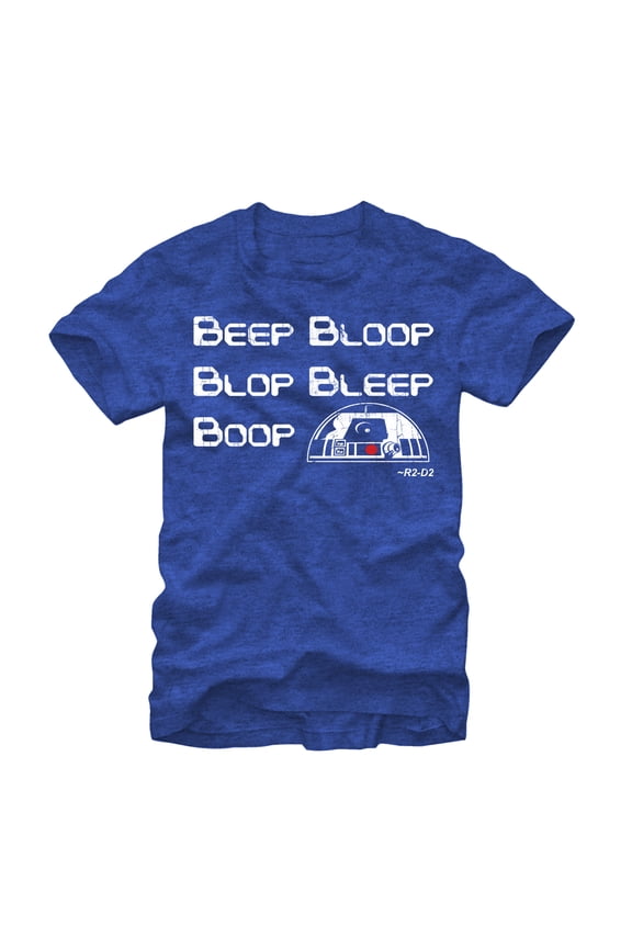 Men's Star Wars R2-D2 Quote Graphic Tee Royal Heather Large