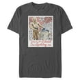 thumbnail image 1 of Men's Star Wars R2-D2 and C-3P0 Line Pattern Graphic Tee Charcoal 3X Large, 1 of 4