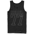 thumbnail image 1 of Men's Star Wars Rebel 77  Tank Top Black Medium, 1 of 4
