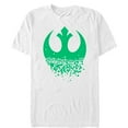 thumbnail image 1 of Men's Star Wars Rebel Symbol Clover Fade Graphic Tee White 2X Large, 1 of 4