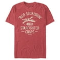 thumbnail image 1 of Men's Star Wars Rebel X-Wing Starfighter Corps Collegiate  Graphic Tee Red Heather X Large, 1 of 10