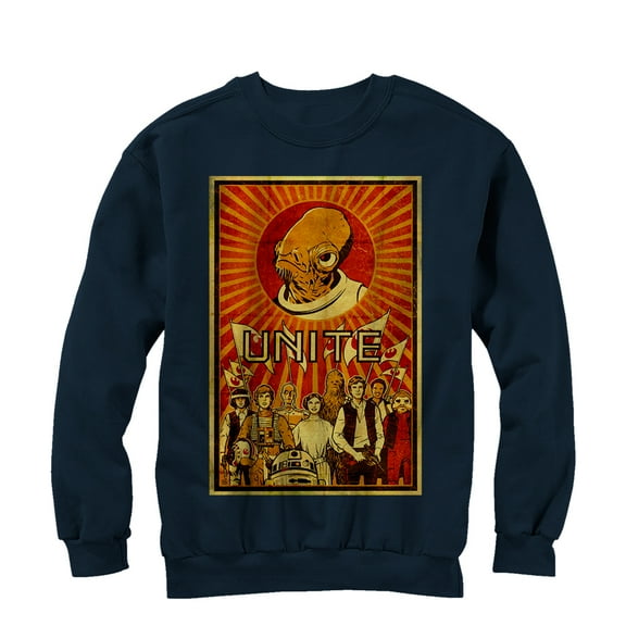 Men's Star Wars Rebels Unite  Sweatshirt Navy Blue Small