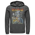 thumbnail image 1 of Men's Star Wars Retro Darth Vader Kanji Poster  Pull Over Hoodie Charcoal Heather X Large, 1 of 4
