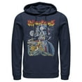 thumbnail image 1 of Men's Star Wars Retro Darth Vader Kanji Poster  Pull Over Hoodie Navy Blue Medium, 1 of 3