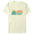 thumbnail image 1 of Men's Star Wars Retro Millenium Falcon Landscape Graphic Tee Beige Small, 1 of 4