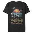 thumbnail image 1 of Men's Star Wars Retro X-Wing Grid Graphic Tee Black 5X Large, 1 of 4