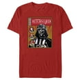 thumbnail image 1 of Men's Star Wars: Return of the Jedi Return of the Jedi Darth Vader Comic Book Cover Graphic Tee Red Medium, 1 of 5