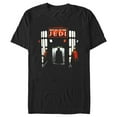 thumbnail image 1 of Men's Star Wars: Return of the Jedi Return of the Jedi Darth Vader Elevator Scene Graphic Tee Black Small, 1 of 5