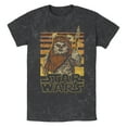 thumbnail image 1 of Men's Star Wars: Return of the Jedi Wicket Ewok Stripes  Graphic T-Shirt, 1 of 5