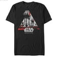 thumbnail image 1 of Men's Star Wars Rogue One AT-ACT Pyramid Approach Graphic Tee Black Large, 1 of 4