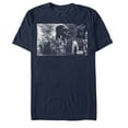thumbnail image 1 of Men's Star Wars Rogue One Death Star Battle Groupshot Graphic Tee Navy Blue X Large, 1 of 4