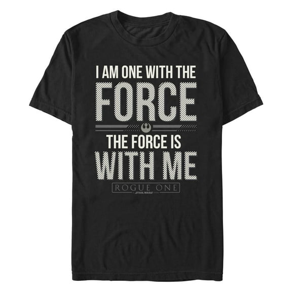 Men's Star Wars: Rogue One I Am One With The Force  Graphic T-Shirt