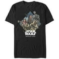 thumbnail image 1 of Men's Star Wars Rogue One Rebel Cube Graphic Tee Black Small, 1 of 4