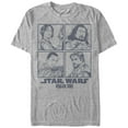 thumbnail image 1 of Men's Star Wars Rogue One Rebel Hero Square  Graphic Tee Athletic Heather Large, 1 of 4