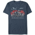 thumbnail image 1 of Men's Star Wars Rogue One Rebellion Logo  Graphic Tee Navy Blue Heather Medium, 1 of 3