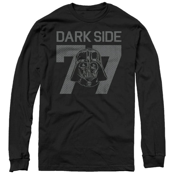 Men's Star Wars Root for the Dark Side  Long Sleeve Shirt Black X Large