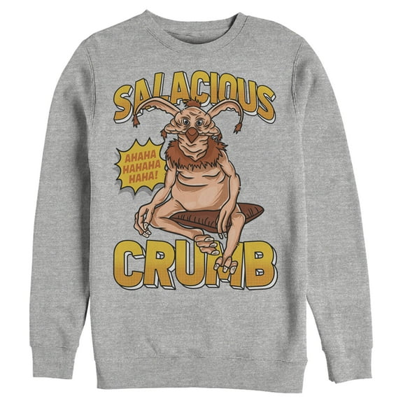 Men's Star Wars Salacious Crumb Comic Portrait  Sweatshirt Athletic Heather Small