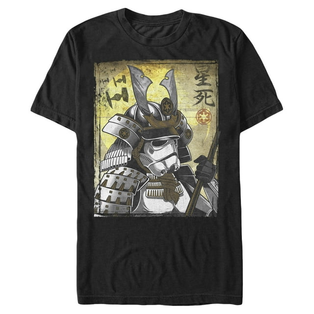 Men's Star Wars Samurai Stormtrooper  Graphic Tee Black 4X Large