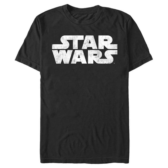 Men's Star Wars Simple Logo  Graphic Tee Black X Large