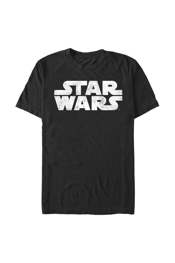 Men's Star Wars Simple Logo Graphic Tee Black X Large