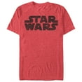thumbnail image 1 of Men's Star Wars Simple Logo  Graphic Tee Red Heather Medium, 1 of 5